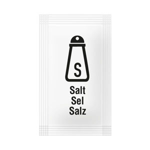 Heritage Salt Sachets 1.0 Gram - 2,000 Per Pack